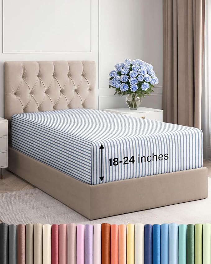 Extra Deep Twin XL Fitted Sheet by CGKUnlimited