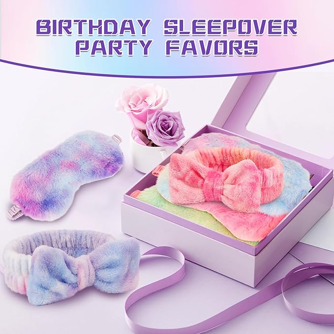 WSYUB Makeup Party Favors, Sleepover Party Favors, Face Wash Headband, Spa - Image 4