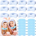Jexine 24 Pcs Spa Slumber Party Headband Plush Sleep Eye Mask Bulk Bow Hair by Jexine