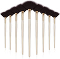 9 Pieces Facial Fan Mask Brushes, Soft Facial Applicator Brushes Tools by Maitys