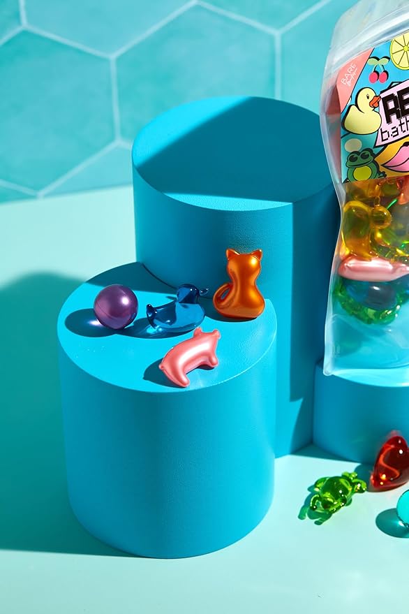Retro Bath Beads Jumbo Pack of 30. Various Shapes and Scents. Animals, Pearls. - Image 4