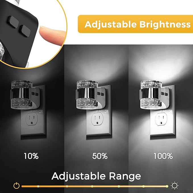 L LOHAS LED 4 Pack 3CCT Night Lights Plug into Wall, 3000K/4000k/5000K - Image 3