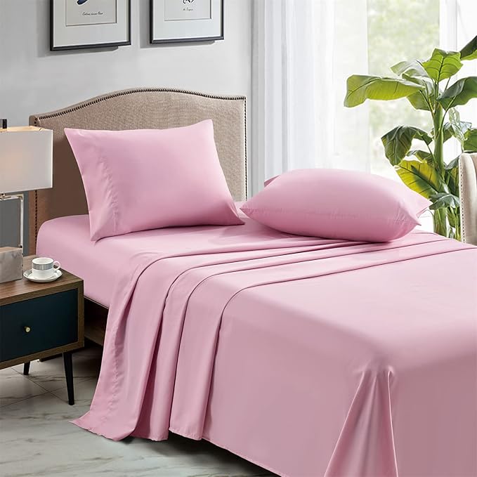 FreshCulture Queen Flat Sheets Only, Soft Microfiber Bedding Sheets - Image 3