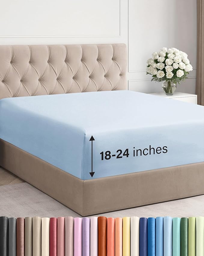 Extra Deep Cal King Fitted Sheet by CGKUnlimited