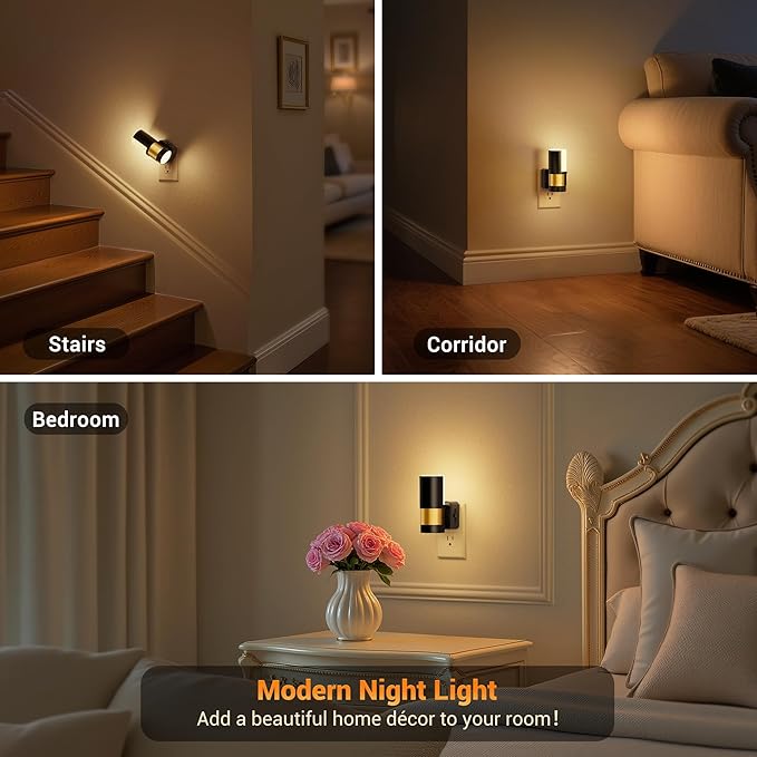 JandCase Plug in Night Light, Rotating Night Light - Image 7