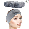SINLAND Spa Headband for Women 3 Counts Ultra Soft Adjustable Makeup Hair Band by SINLAND