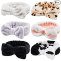 Casoty 6 Pcs Skincare Headband Bow Hair Band Spa Headband by Casoty