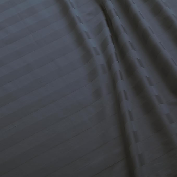 Flat Sheet Only Queen Size, 400 TC 100% Egyptian Cotton Flat Sheet Striped - Image 3