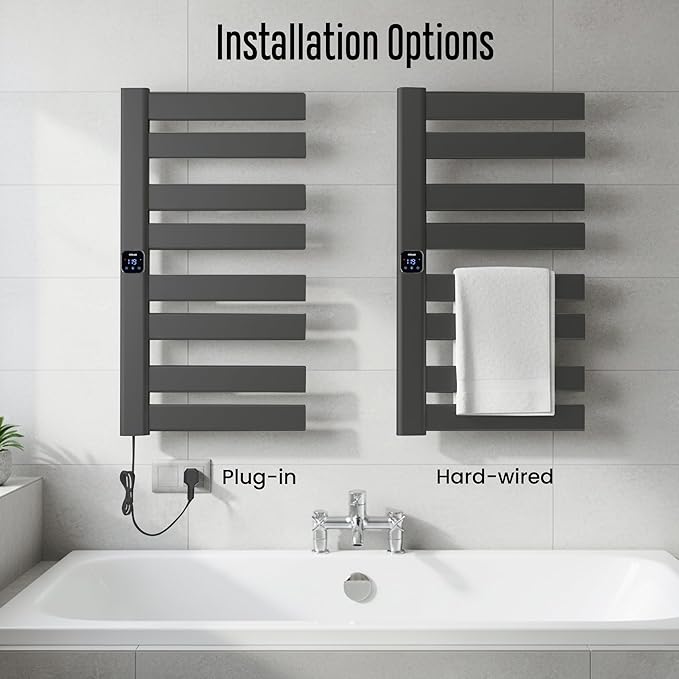 Towel Warmer, Heated Towel Rack - Image 6