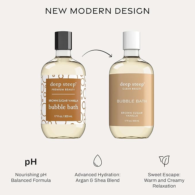 Deep Steep Brown Sugar Vanilla Bubble Bath - Image 5