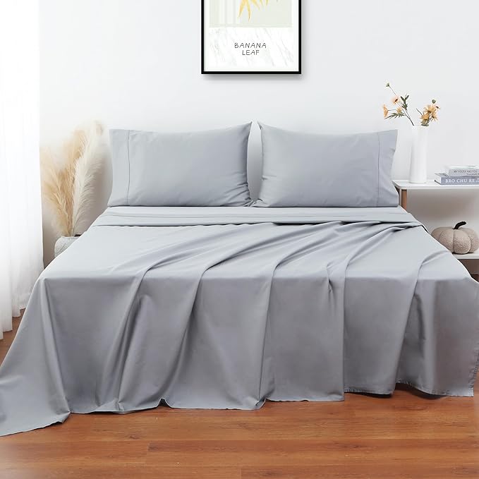 Flat Sheet Only 2 Pack, Full Size 400 Thread Count 100% Egyptian Cotton Flat - Image 6