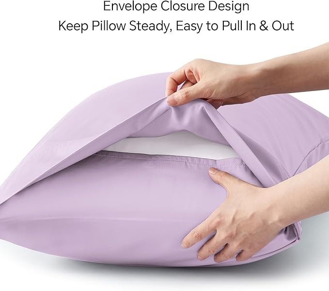 BEDELITE Pillow Cases Standard Size Set of 2, Rayon Derived from Bamboo - Image 6