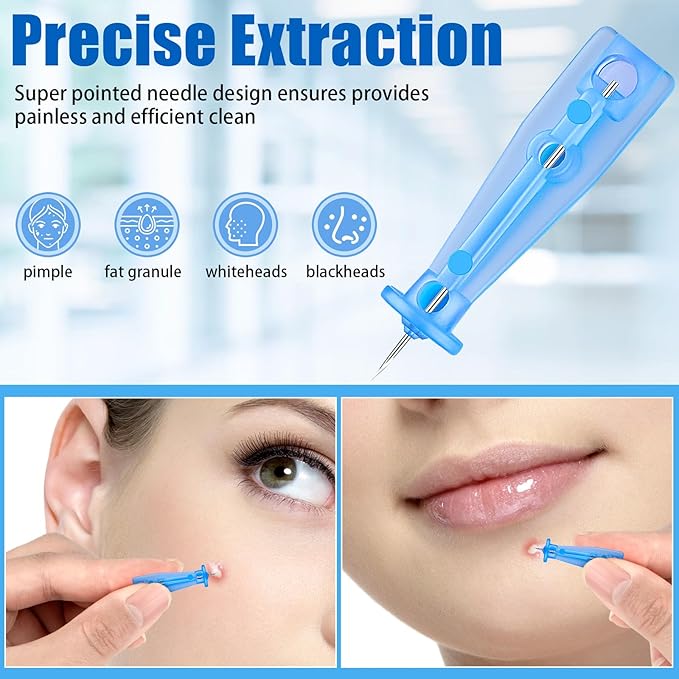 200Pcs Sterile Needles for Pimples, Disposable Acne Needle Effective Blemish - Image 3