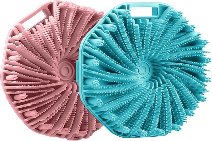 RamPula Silicone Body Scrubber, Silicone Loofah, Quick-Dry Exfoliating Body by RamPula
