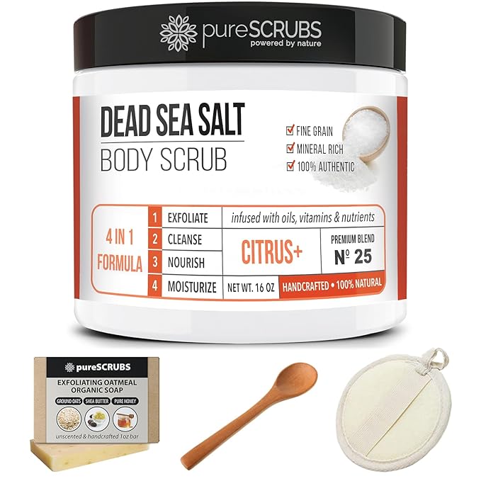 pureSCRUBS Premium Citrus Body Scrub Set - Image 8