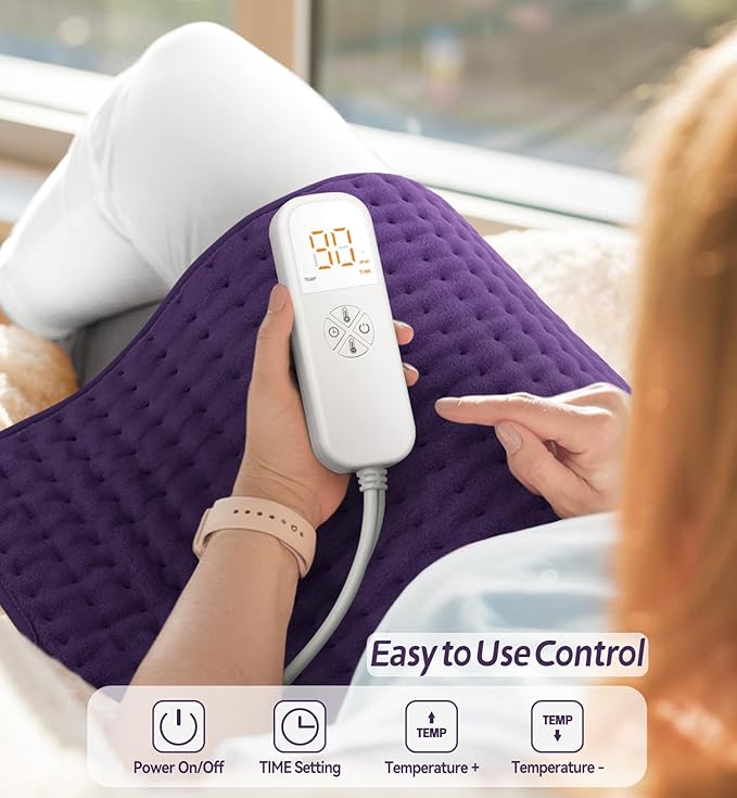 Electric Heating Pad for Back, Neck & Cramps Relief - Image 5