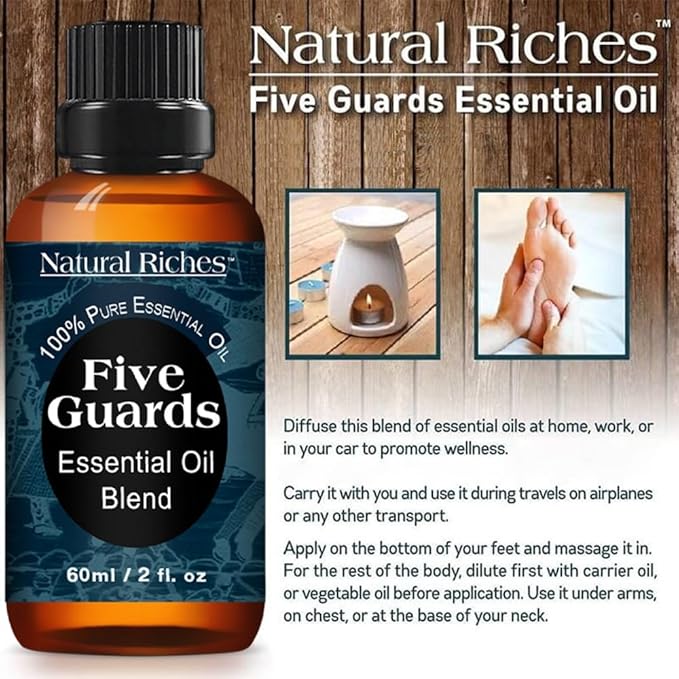 Natural Riches Five Guards Essential Oil Blend Health Shield - Image 5