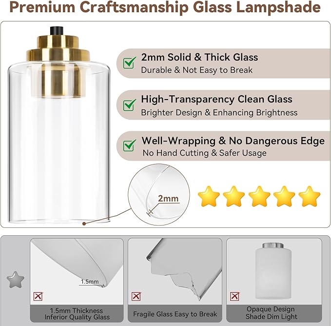 4-Light Bathroom Light Fixtures, Classic Wall Light Fixture - Image 6