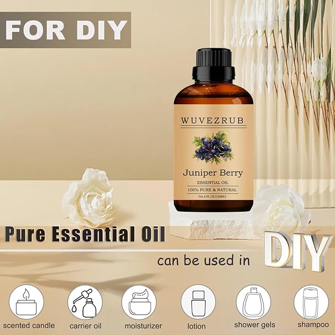 Juniper Berry Essential Oils, 120ML Pure and Natural Essential Oil - Image 3