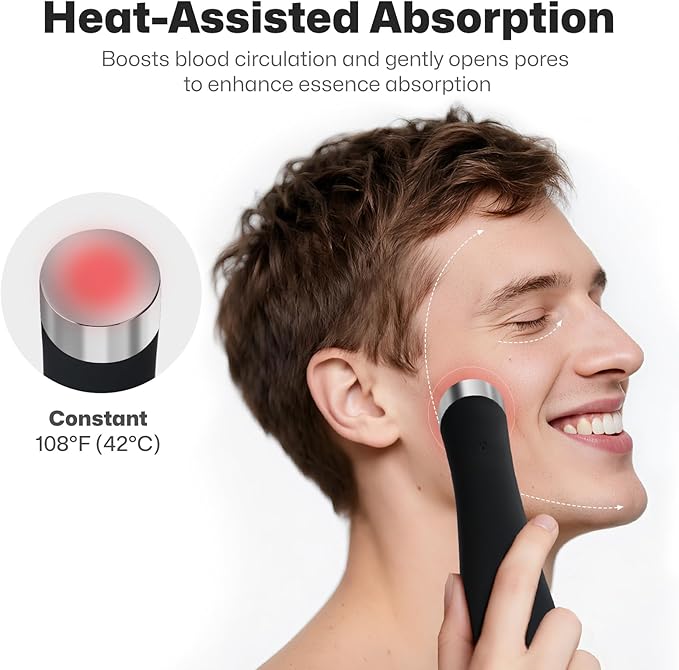 PRITECH Facial Cleansing Brush, Rechargeable Silicone Face Scrubber - Image 6