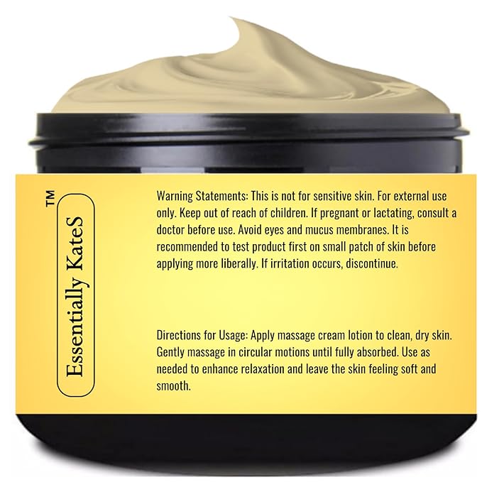 Essentially KateS Arnica 5% Cream Lotion 4 Fl Oz – Frankincense Oil, Shea Butter - Image 3
