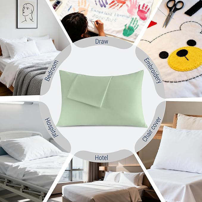 Pillowcases Standard 4 Pack, 20x26 Pillow Cases - Image 6