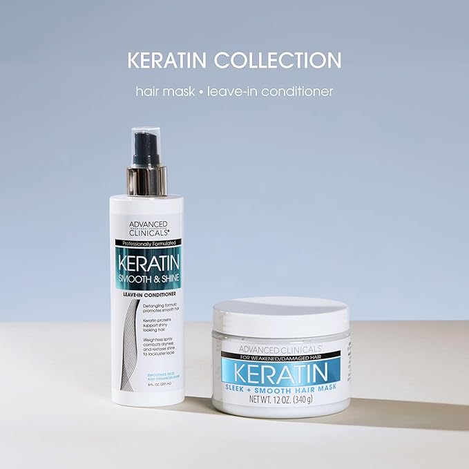 Advanced Clinicals Keratin Hair Mask Treatment, 12 Fl Oz - Image 6