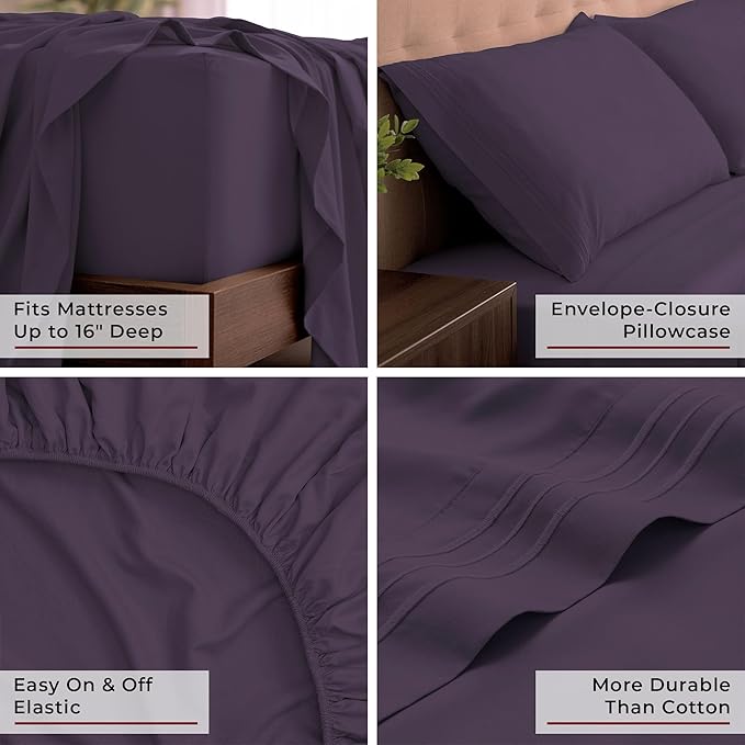 Mellanni King Sheets Set - Image 5