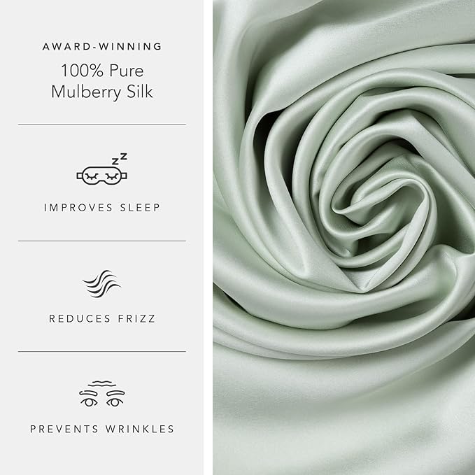 Fishers Finery 19mm 100% Pure Mulberry Silk Pillowcase, Quality Tested - Image 5