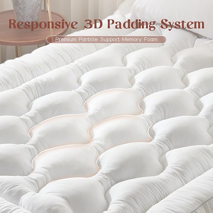 Decroom 4 Inch Mattress Topper Queen - Image 2