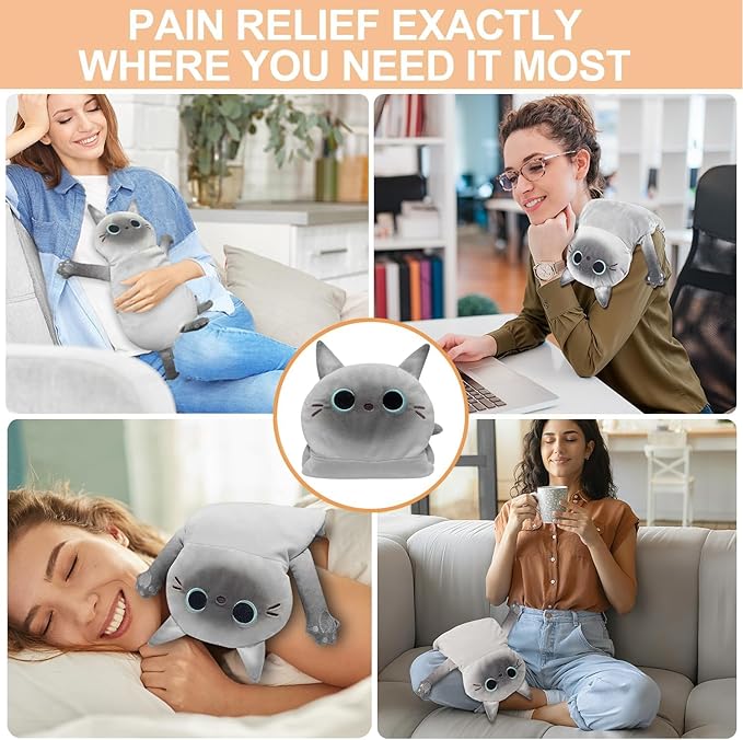 Microwave Heating Pad for Cramps Pain Relief, 22 * 13'' Moist Microwavable - Image 7