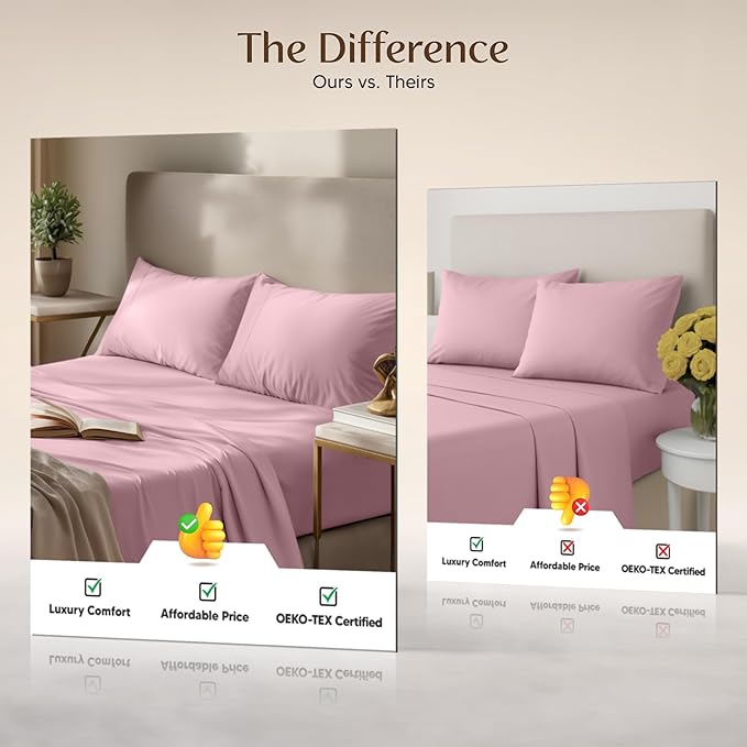 Utopia Bedding California King Size Sheet Set – 4 Piece Bed Sheets, Soft and - Image 6