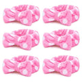 Casoty 6 Pcs Makeup Hair Headbands, Soft Coral Fleece Spa Headband by Casoty