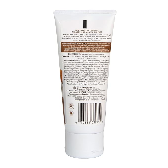 Palmer's Coconut Oil Formula Moisturizing Hand Cream, 3.4 Ounce - Image 2