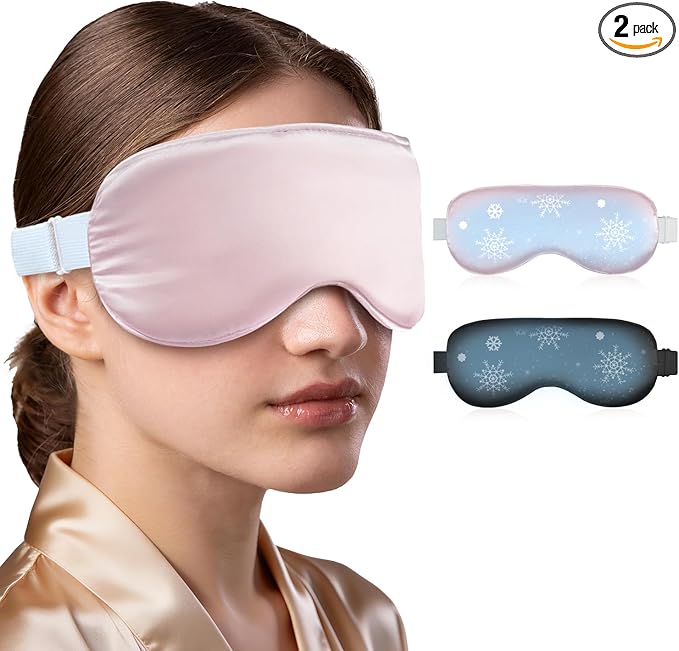 Cooling Eye Mask for Sleeping Migraine Headache Relief Mask Gel Cold Compress by ZN%C3%96CUET%C3%96D