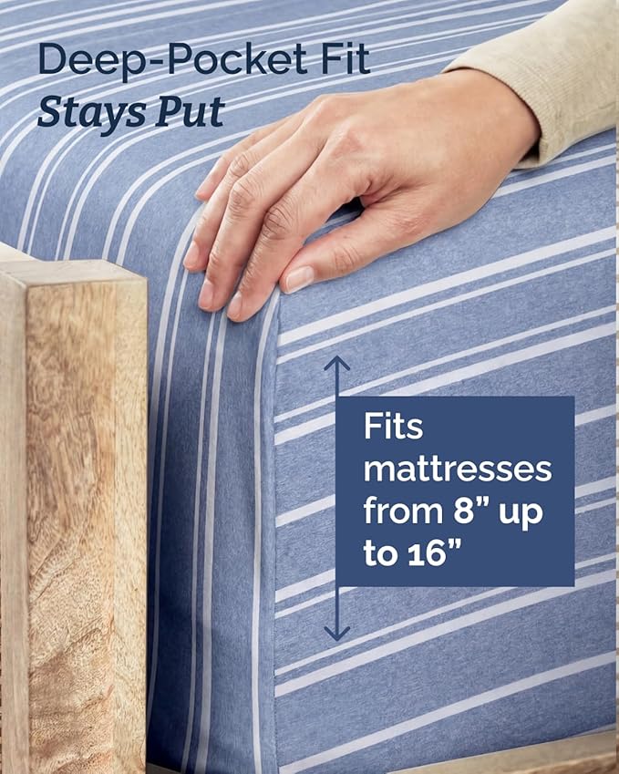 Twin XL Size 3 Piece Sheet Set - Image 4