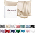 Premium Silk Pillow Cases King by ROSEWARD