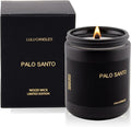 Lulu Candles | Palo Santo | Wood Wick | Luxury Scented Soy Jar Candle | Hand by LULUCANDLES