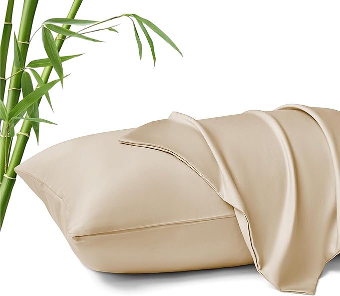 MR&HM King Pillow Cases Set of 2, Cooling Pillow Case by MRHM