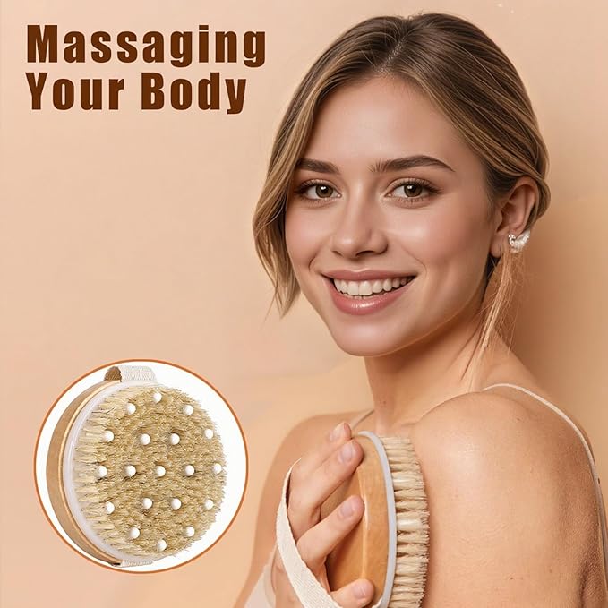 2 Pack Exfoliating Body Brushes - Image 3