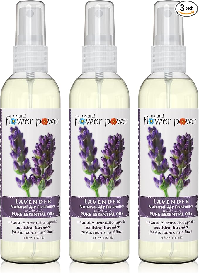 Natural Flower Power Air Freshener Spray by NaturalFlowerPower