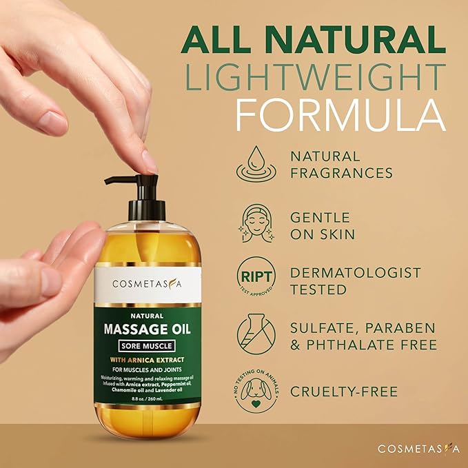 Cosmetasa Sore Muscle Massage Oil - Image 3