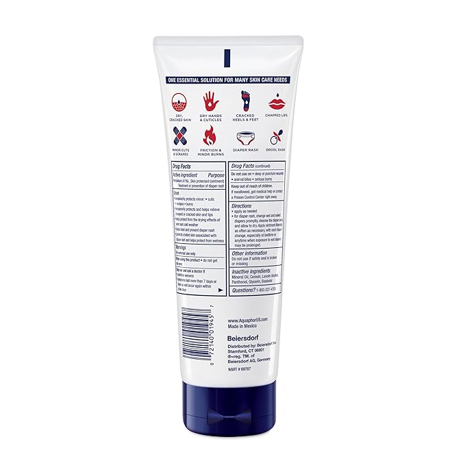 Aquaphor Healing Ointment Advanced Therapy Skin Protectant, Dry Skin Body - Image 16