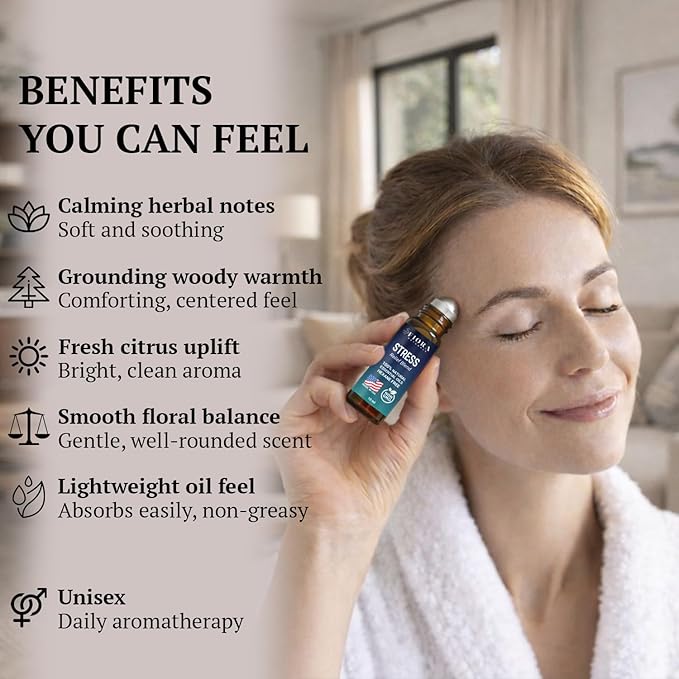 Stress Relief Essential Oil Roll On – Calming Essential Oils Blend - Image 6