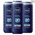 NIVEA MEN Cool Body Wash, Icy Menthol and Yuzu Scent, 3-in-1 Men's Body Wash by NIVEAMen