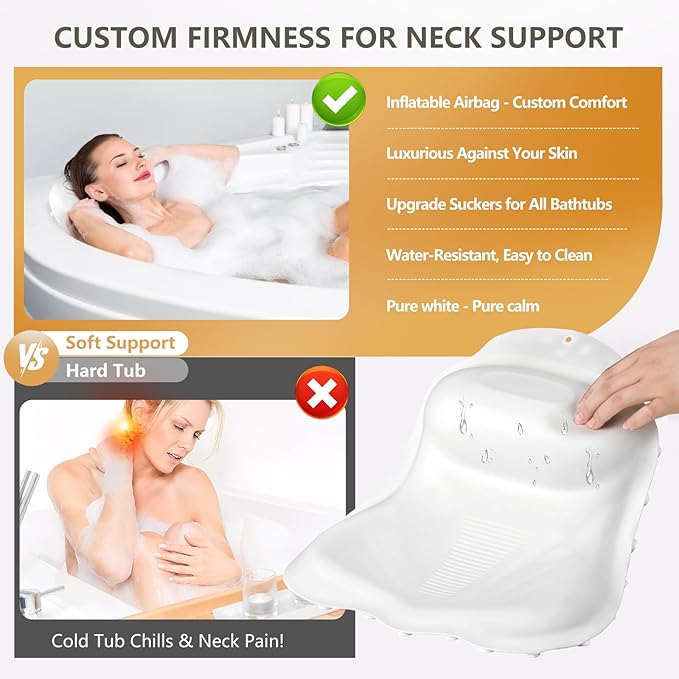 Silicone Bath Pillows for Tub - Image 2