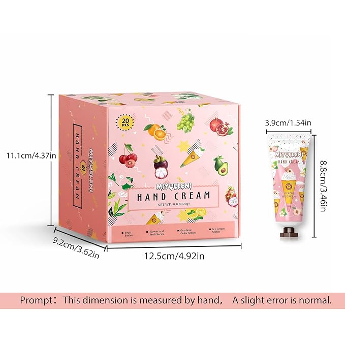 20 Pack Hand Cream Gift Set, Mothers Day Gifts, Moisturizing Hand Lotion Travel - Image 7