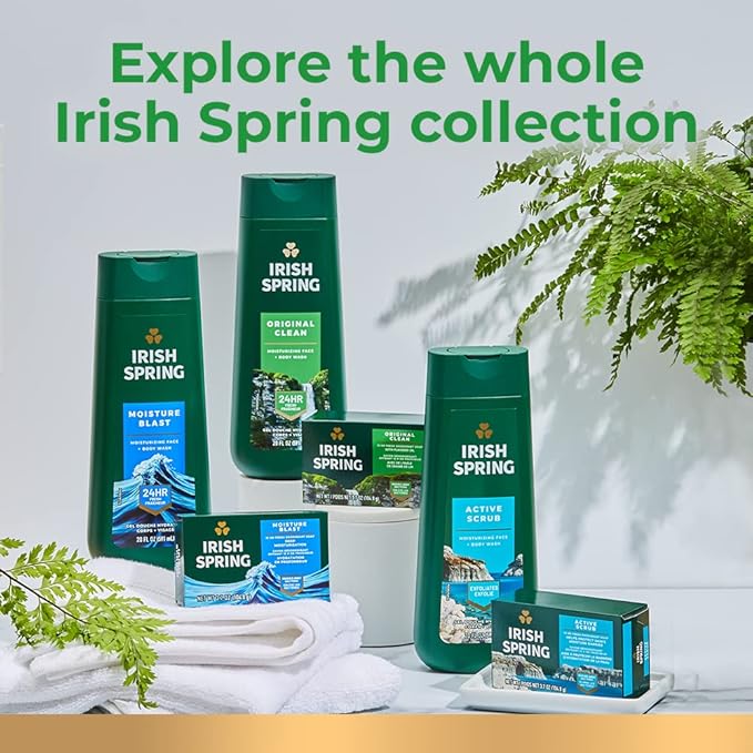 Irish Spring Moisture Blast Body Wash, 30 Oz Pump - Image 15
