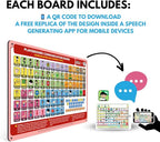 Weather-Proof Aluminum School Playground Communication Board for Autism - Outdoor Inclusive Communication Aid, Lightweight & Durable for Autism & Inclusive Play