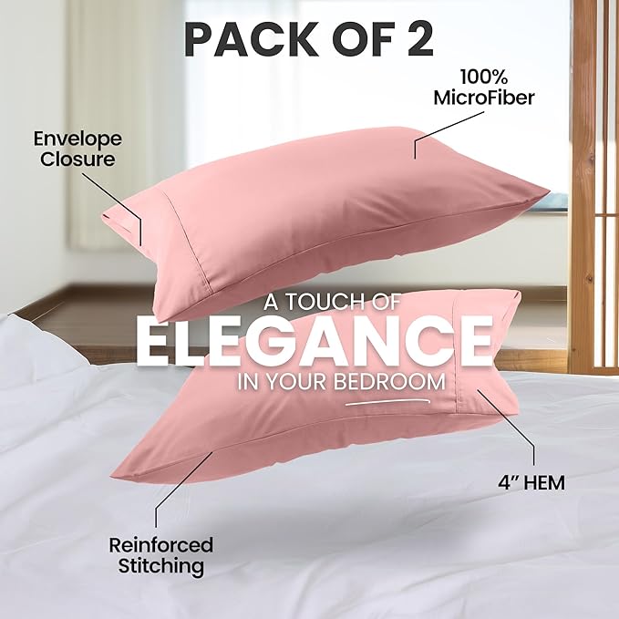 Utopia Bedding Pillow Cases Standard Size 2-Pack – Soft Brushed Microfiber – - Image 5